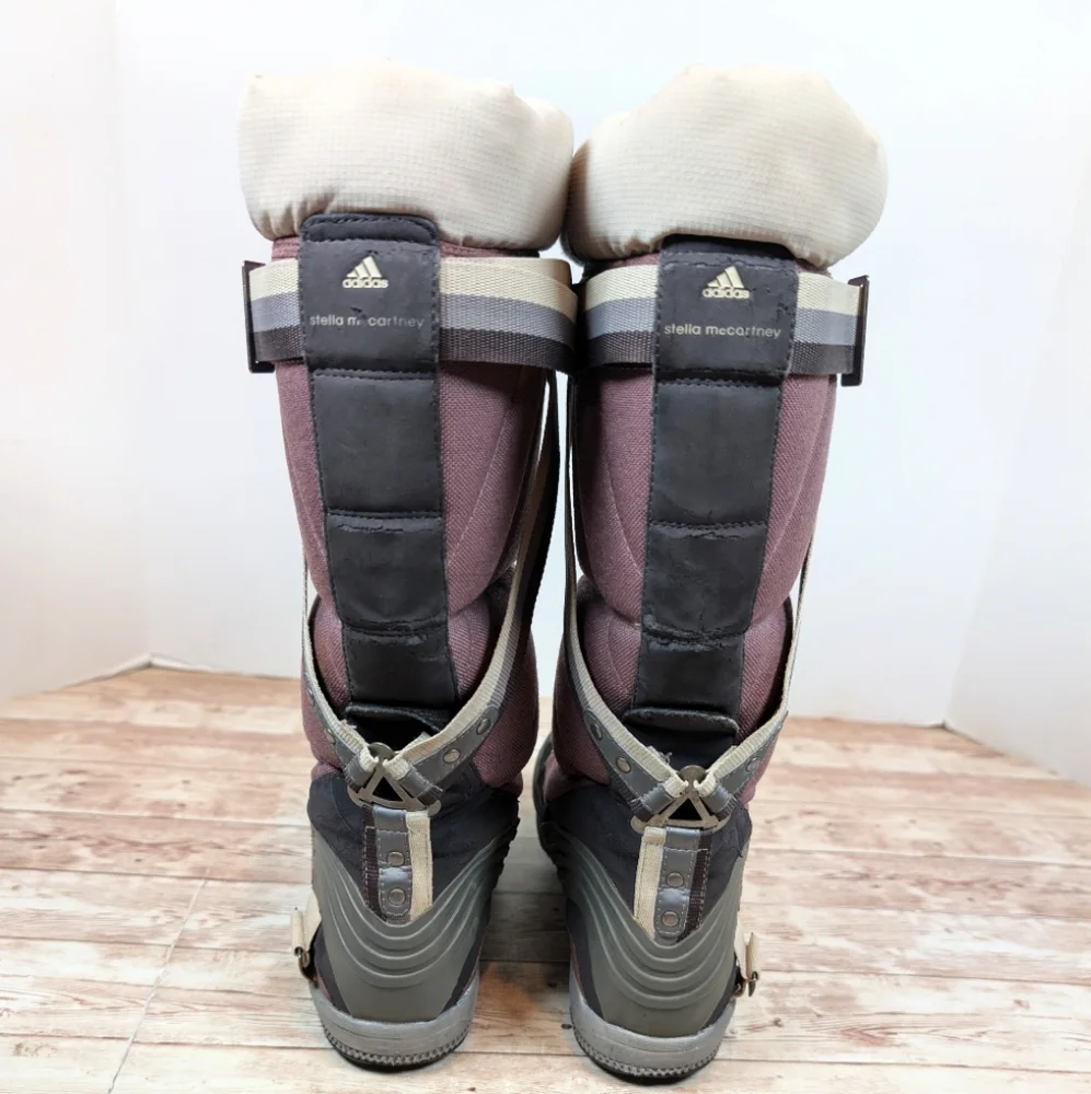 Adidas Stella McCartney Rare Snow Hiking Tall Winter Boots Women's Size